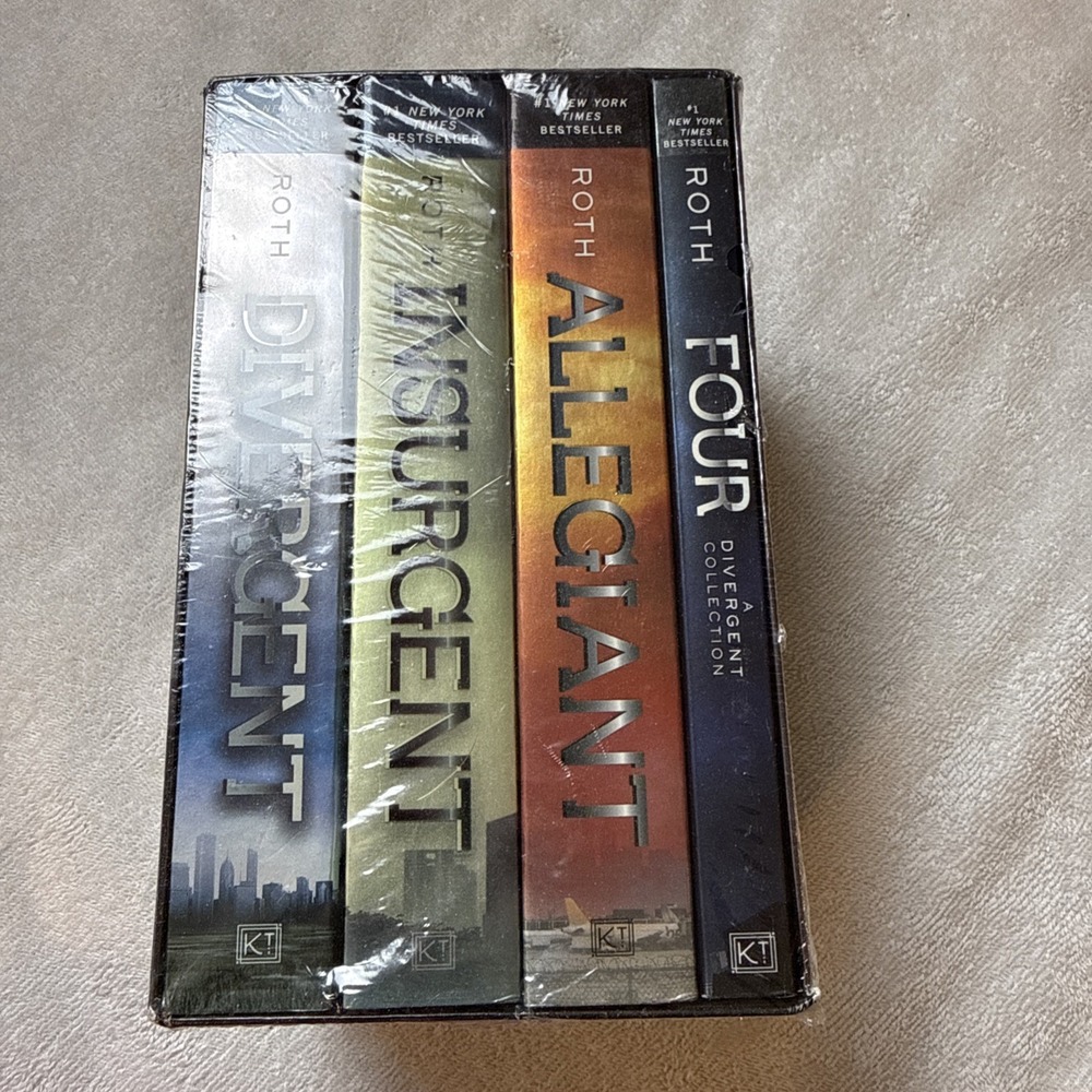 Divergent Series Box Set BRAND NEW Paperback: Divergent Insurgent Allegiant Four